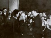 Bucureşti, 8 noiembrie 1951. Festivitatea organizată cu prilejul aniversării a 50 de ani de la naşterea lui Gheorghe Gheorghiu-Dej. (8 nov. 1951)