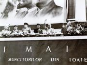 Bucureşti, Piaţa Aviatorilor, 1 mai 1952. Aspecte de la tribuna oficială cu prilejul sărbătoririi Zilei Internaţionale a Oamenilor Muncii. (1 mai 1952)