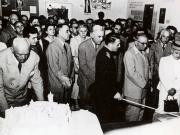 Bucureşti, 9 mai 1952. Deschiderea în incinta Casei Centrale a Armatei a „Expoziţiei permanente a relaţiilor militare româno-ruse”. (9 mai 1952)