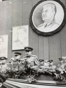 29 aprilie 1953. Înmânarea drapelului de luptă Academiei Militare Generale. (1953)