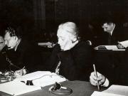 Bucureşti, decembrie 1955. Aspecte din timpul desfăşurării lucrărilor celui de al VII-lea Congres al P.C.R. (dec. 1955)