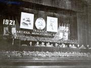 Prezidiul adunării festive cu prilejul aniversării a 35 de ani de la întemeierea Partidului Comunist Român. 8 mai 1956. (8 mai 1956)
