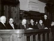 Aspect de la lucrările primei sesiuni a celei de a 3-a legislaturi a M.A.N. Bucureşti, martie 1957. (martie 1957)