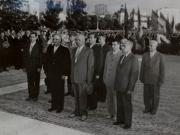 Bucureşti, 2 iunie 1959. Nicolae Ceauşescu împreună cu alţi conducători de partid şi de stat vizitând expoziţia economică a R.P. China. (2 iunie 1959)