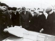 Cluj, martie 1960. Vizitarea oraşului şi a unor întreprinderi din localitate cu prilejul participării la lucrările Conferinţei regionale de partid. (martie 1960)