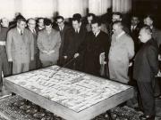 Februarie 1961. Conducători de partid şi de stat în timpul vizitei de lucru la Piteşti şi împrejurimi. (febr.1961)