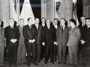 Bucureşti, 5 martie 1962. Înmânarea de ordine şi medalii cu prilejul încheierii cooperativizării agriculturii. (5 martie 1962