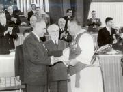 Bucureşti, 5 martie 1962. Înmânarea de ordine şi medalii cu prilejul încheierii cooperativizării agriculturii. (5 martie 1962