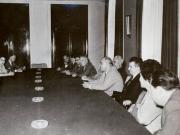 Bucureşti, mai 1963. Aspect de la primirea la sediul C.C. al P.C.R. a unei delegaţii de activişti ai Partidului Comunist al Uniunii Sovietice. (mai 1963)