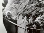 Aspect din timpul vizitei la hidrocentrala „16 Februarie” de pe Argeş – octombrie 1963. (oct.1963)