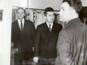 Piteşti, februarie 1965. Nicolae Ceauşescu în vizită de lucru la Institutul Pedagogic de 3 ani. (febr.1965)