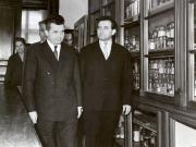 Februarie 1965. Nicolae Ceauşescu vizitează liceul „Nicolae Bălcescu” din Piteşti. (febr.1965)