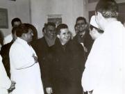 Februarie 1965. Nicolae Ceauşescu vizitând spitalul „Nicolae Bălcescu”. (febr.1965)