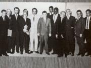 Delegaţii ale P.C. din Orientul Apropiat şi Mijlociu care au participat la lucrările celui de-al IX-lea Congres al P.C.R. (iulie 1965)