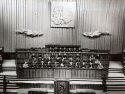 Al IX-lea Congres al P.C.R. – aspect de la tribuna oficială. (iulie 1965)