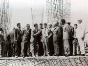 5 august 1971. Vizita lui Nicolae Ceauşescu pe şantierul Uzinei de Alumină din Tulcea.
