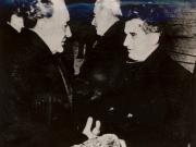 Nicolae Ceauşescu şi Jánoş Kádár la încheierea vizitei delegaţiei de partid şi guvernamentale maghiare în România. (26 febr.1972)