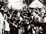 25 martie 1972. Nicolae Ceauşescu pe timpul vizitei în Republica Zambia. (25 martie 1972)