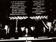 Nicolae Ceauşescu şi Erich Honeker (R.D.G.) în timpul mitingului de prietenie din Bucureşti. (12 mai 1972)