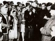 Nicolae Ceauşescu în vizita de lucru la C.A.P. Fundulea. (8 nov.1972)