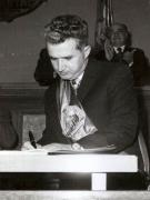 Aspecte de la alegerea primului preşedinte al R.S.R., Nicolae Ceauşescu, secretar general al P.C.R. (29 apr.1974)