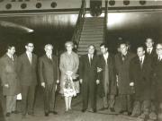 Înapoierea dintr-o vizită oficială, în Norvegia, a delegaţiei Marii Adunări Naţionale. (26 mai 1967)