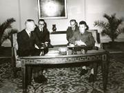 Nicolae Ceauşescu şi Ion Gheorghe Maurer l-au primit pe Zenon Novak, vicepreşedintele Consiliului de Miniştri al Poloniei. (8 iunie 1967)