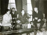 Ilie Verdeţ, prim-vicepreşedintele Consiliului de Miniştri, a primit delegaţia A.R.L.U.S., condusă de A.G. Ţukanova. (14 iunie 1967)