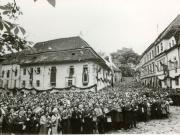 Aspecte din timpul vizitei conducătorilor de partid şi de stat în regiunea Braşov, oraşul Sighişoara. (15-18 iunie 1967)