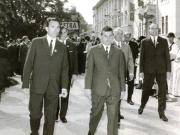 Aspecte din timpul vizitei conducătorilor de partid şi de stat în regiunea Braşov, oraşul Sibiu. (15-18 iunie 1967)