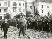 Aspecte din timpul vizitei conducătorilor de partid şi de stat în regiunea Braşov, oraşul Sibiu. (15-18 iunie 1967)