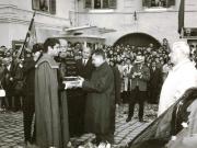 Aspecte din timpul vizitei conducătorilor de partid şi de stat în regiunea Braşov, oraşul Sibiu. (15-18 iunie 1967)
