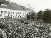 Aspecte din timpul vizitei conducătorilor de partid şi de stat în regiunea Braşov, oraşul Mediaş. (15-18 iunie 1967)