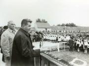 Aspecte din timpul vizitei conducătorilor de partid şi de stat în regiunea Braşov, la C.A.P. Moacşa. (15-18 iunie 1967)