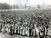 Adunarea populară de la Izlaz, organizată cu prilejul aniversării a 120 de ani de la revoluţia din 1848-1849 din Ţara Românească. (22 iunie 1968)