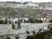 Adunarea populară de la Izlaz, organizată cu prilejul aniversării a 120 de ani de la revoluţia din 1848-1849 din Ţara Românească. (22 iunie 1968)
