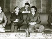 Primirea de către Nicolae Ceauşescu şi Emil Bodnăraş a delegaţiei P.C. din Marea Britanie formată din John Gollan, secretar general al partidului şi Jack Woddis, membru al Comitetului Politic, şeful departamentului internaţional al partidului. (1 august 1968)