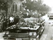 Aspect din timpul vizitei conducătorilor de partid şi de stat la Timişoara. (20 septembrie 1968)