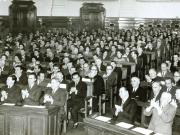Aspect din timpul lucrărilor Sesiunii a XII-a a celei de a cincea legislaturi a M.A.N. (13 noiembrie 1968)