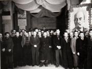 Aspecte din sala clubului de pe stadionul Giuleşti din timpul desfăşurării lucrărilor congresului Uniunii Sindicale C.F.R. (20 ianuarie 1945).(20 – 30  ianuarie 1945)