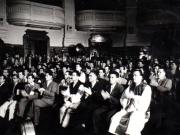 Un aspect din sala Marii Adunări Naţionale unde au avut loc lucrările Primului Congres al Sindicatelor Uniteîntre 20-30 ianuarie 1945.(20 – 30  ianuarie 1945)