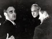 Întoarcerea de la Moscova a lui Gh. Gheorghiu Dej. Aspecte din tren (acad. Nicolau).( ianuarie 1945)