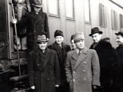Delegaţia română în frunte cu Gh. Gheorghiu Dej care se înapoia de la Moscova a fost întâmpinată de către o delegaţie a C.C. al P.C.R. formată din E. Bodnăraş şi Iosif Rangheţ în gara Ploieşti (acad. Nicolau, Al. Sencovici, Pătraşcu Iacob Andrei).( ianuarie 1945)