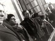 Gh. Gheorghiu Dej vorbind la marea adunare populară din Piaţa Naţiunii, cheamă oamenii muncii la luptă pentru aplicarea în practică a programului de guvernare al F.N.D. (Constantin Doncea).(13 februarie 1945)