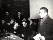 Întâlnire F.N.D. din sala Florida (Gh. Gheorghiu Dej, Marin Florica Ionescu).(4 martie 1945)