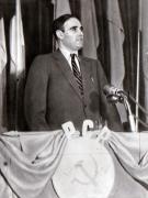 Gh.Gheorghiu Dej prezentând raportul politic al Comitetului Central la Conferinţa Naţională a  P.C.R(17- 21 octombrie1945)