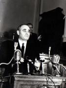 Gheorghe Gheorghiu –Dej la tribuna primei sesiuni a M.A.N. aleasă pe baza noii Constituţii a R.P.R. (ziua a 2-a). (24.01.1953).