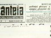 Hotărârea şedinţei plenare a C.C. al P.C.R. asupra planului de electrificare a ţării.(28 octombrie 1950)