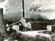 Termocentrala electrică de la Paroşeni intrată în funcţiune în 1955.(1955)