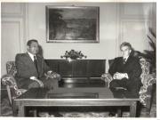 Primirea de către preşedintele Nicolae Ceauşescu a lui Mohamed Husni Mubarak, vicepreşedintele al R.A.Egipt, trimis special al preşedintelui Anwar El Sadat. (15.III.1979).